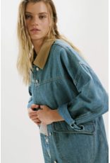 Free people Free People - We The Free Lemon Denim Jacket (Berry Blues)