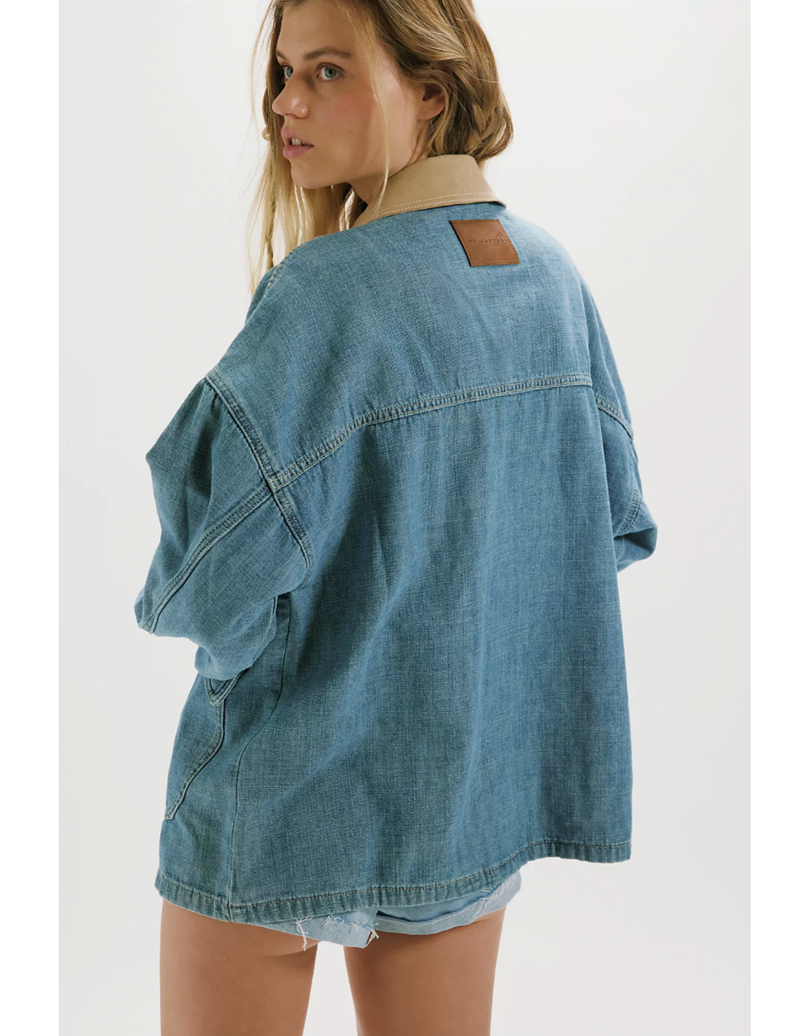 Free people Free People - We The Free Lemon Denim Jacket (Berry Blues)