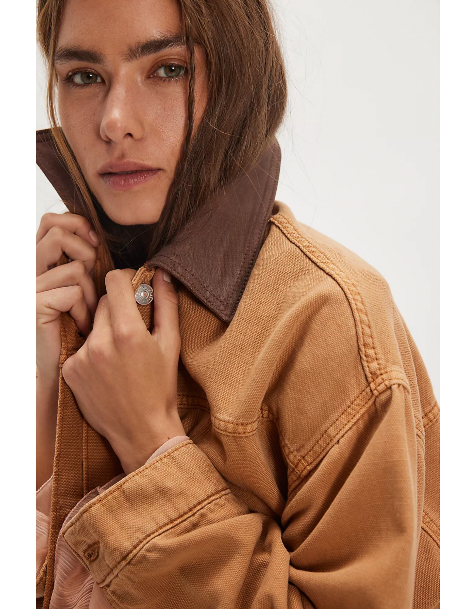 Free people Free People - We The Free Lemon Denim Jacket (Meerkat)