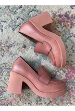 Bueno Bueno - Minty Heeled Loafer (Rose Brown)