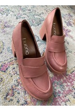 Bueno Bueno - Minty Heeled Loafer (Rose Brown)