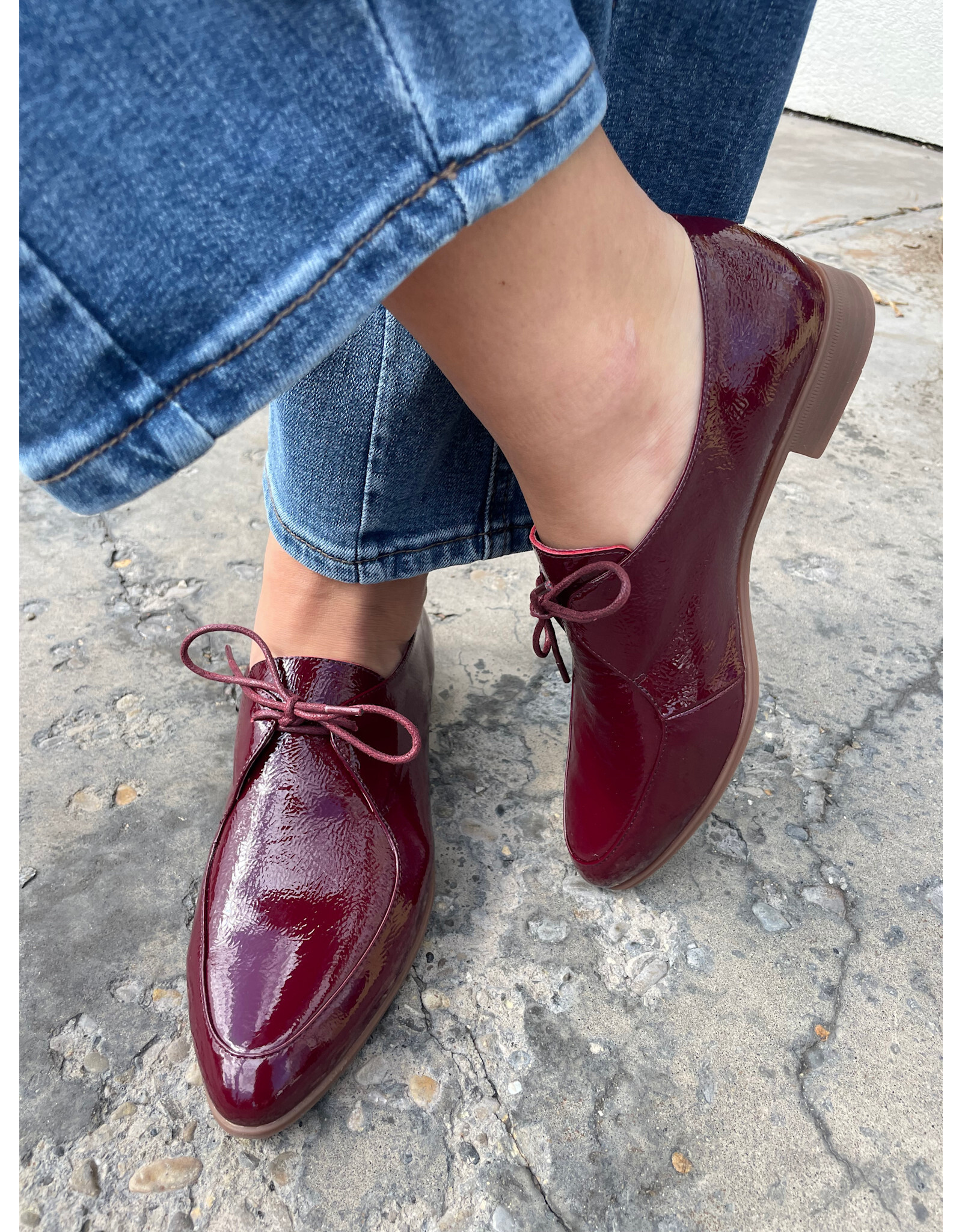 Django and Juliette Django & Juliette - Georgy (Wine Patent Leather)