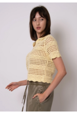 RD Style RD Style - Johnny Short Sleeve Sweater (Light Yellow)