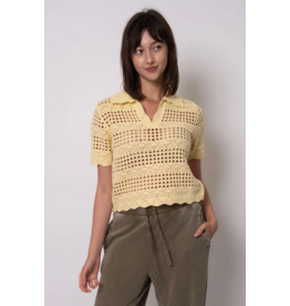 RD Style RD Style - Johnny Short Sleeve Sweater (Light Yellow)