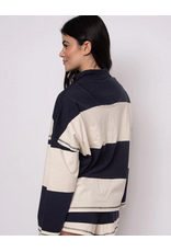 RD Style RD Style - Camille Stripe Half Zip Top (Navy)