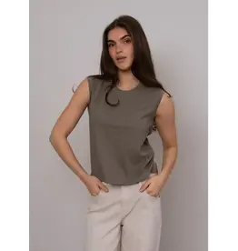 RD Style RD Style - Yura Sleeveless Crew Neck (Smokey Olive)
