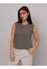 RD Style RD Style - Yura Sleeveless Crew Neck (Smokey Olive)