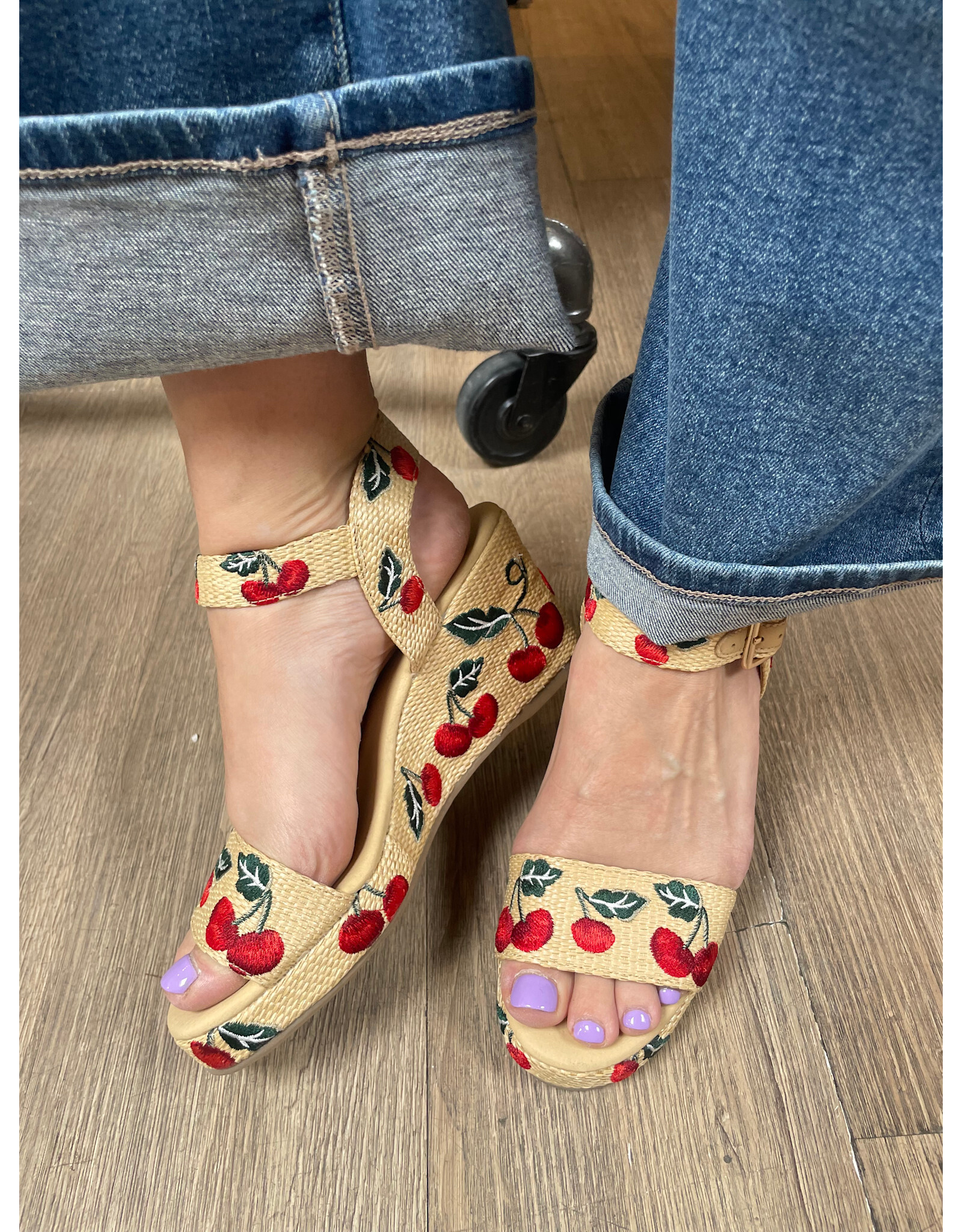 Django and Juliette Django & Juliette - Gossier (Raffia - Natural / Cherry)