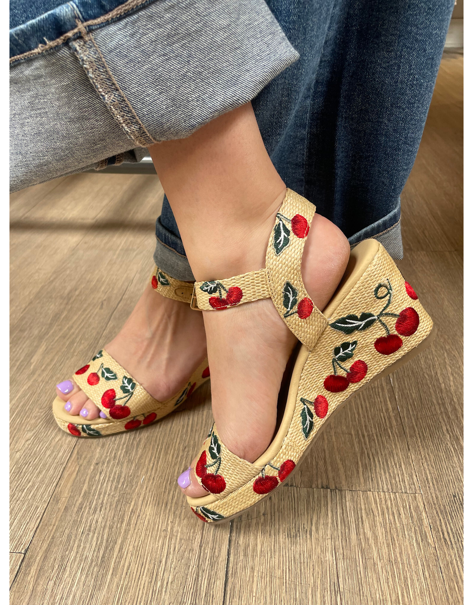 Django and Juliette Django & Juliette - Gossier (Raffia - Natural / Cherry)