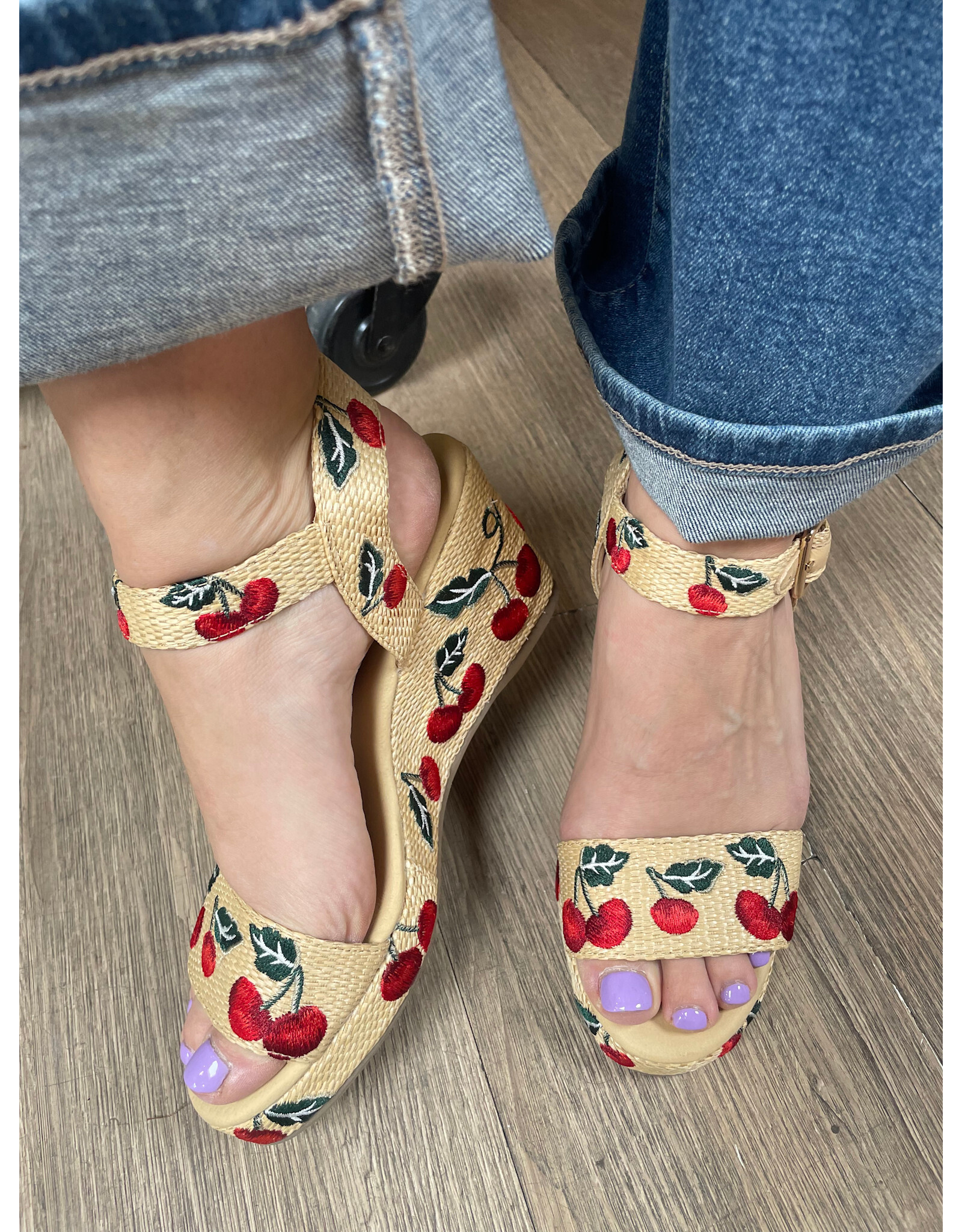 Django and Juliette Django & Juliette - Gossier (Raffia - Natural / Cherry)