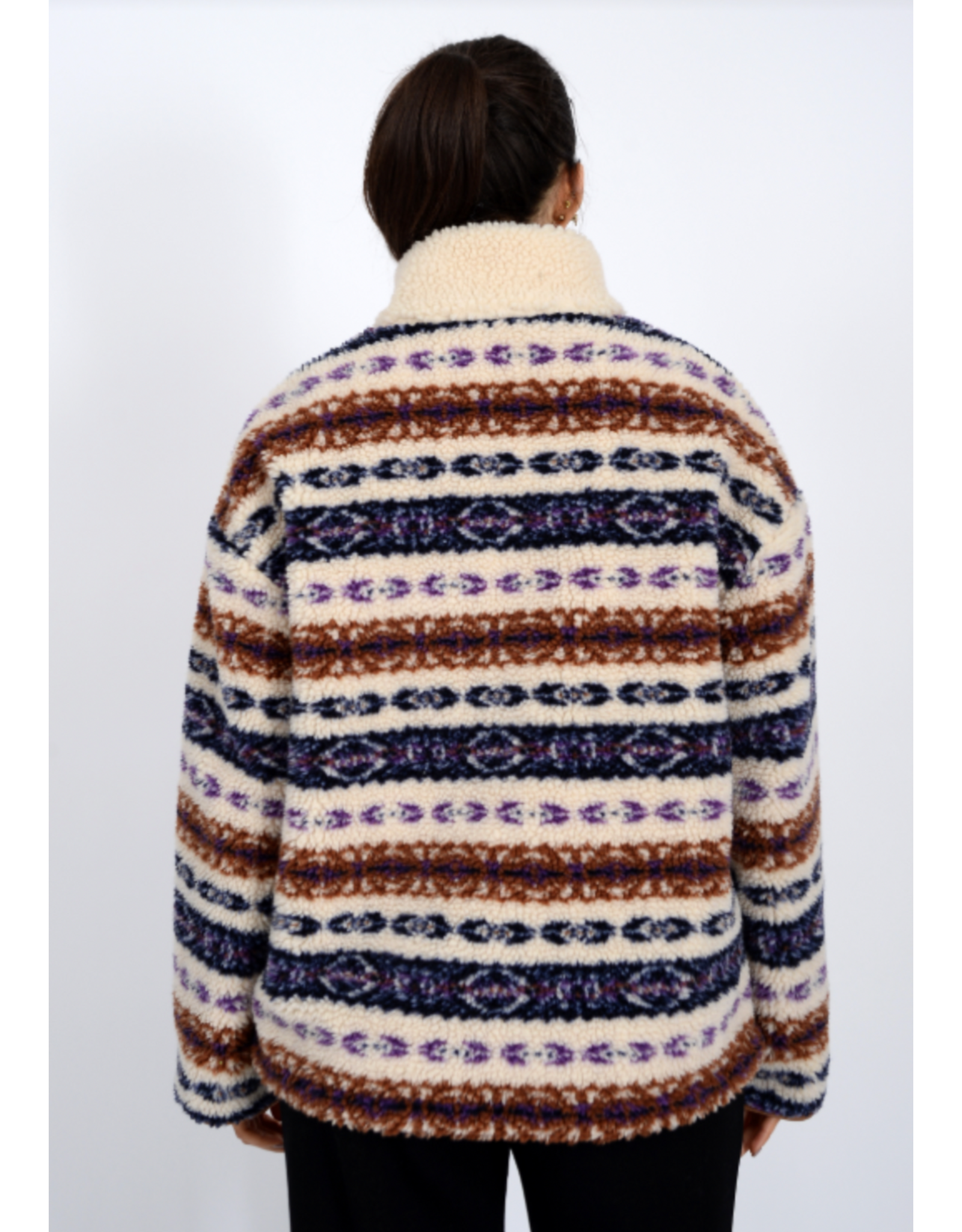 RD Style RD Style - Alpine Sherpa 1/2 Zip Front (Tobacco)