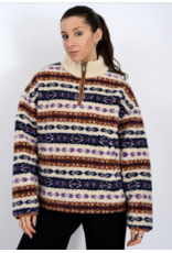 RD Style RD Style - Alpine Sherpa 1/2 Zip Front (Tobacco)