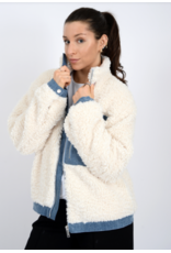 RD Style RD Style - Paddy Zip Front Sherpa (Cream / Denim)