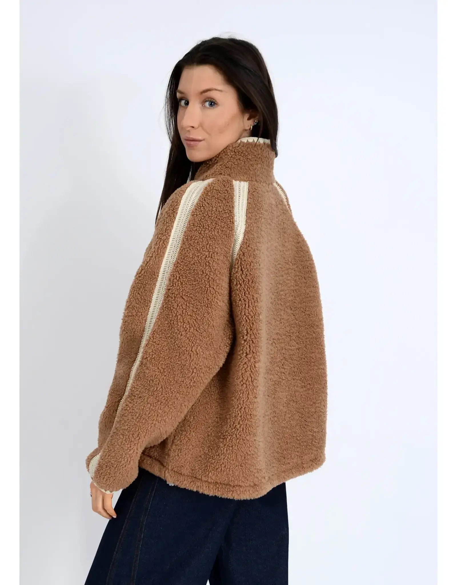 RD Style RD Style - Nikita Sherpa Zip Front (Caramel)