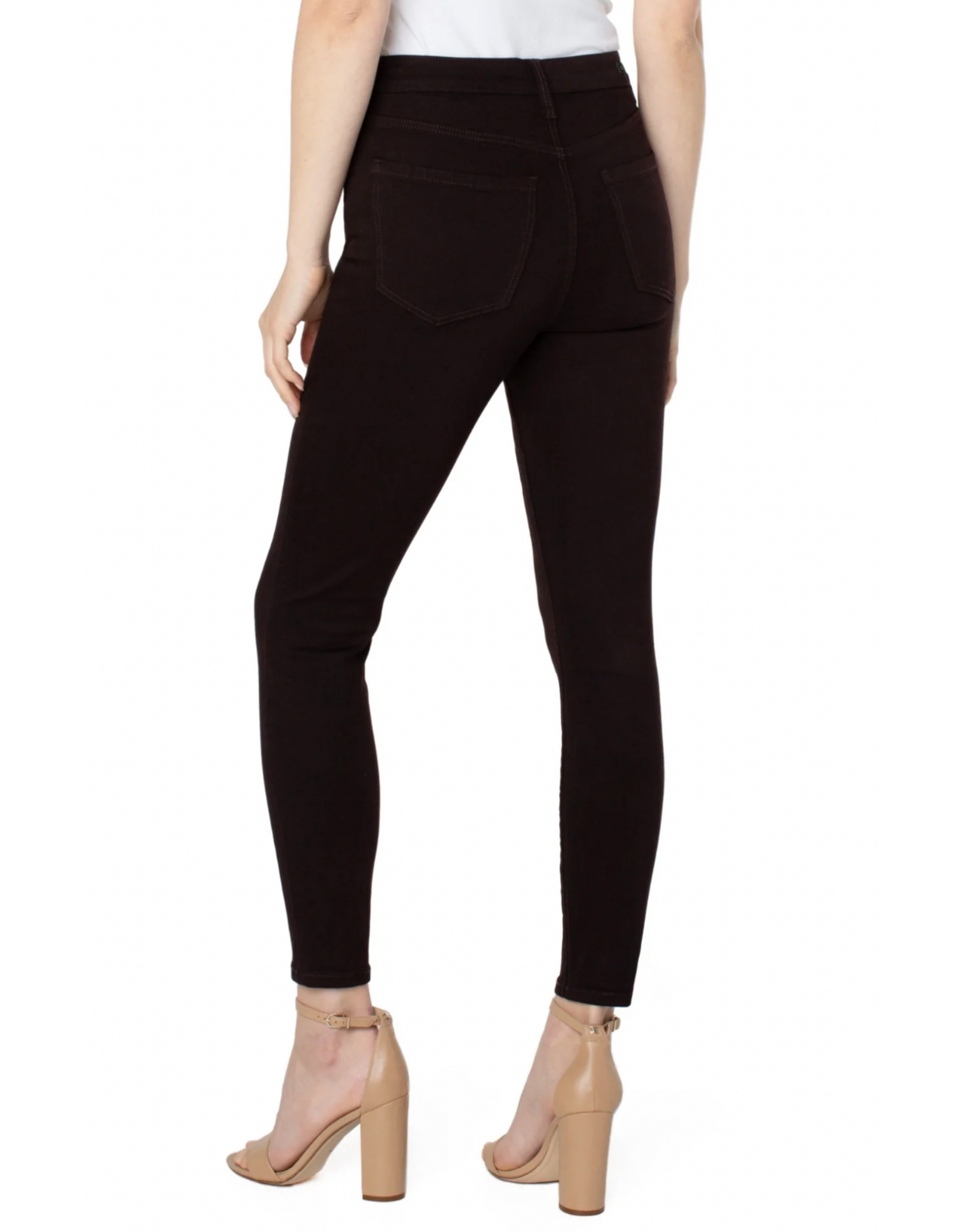 Liverpool Liverpool - Abby High Rise Ankle Skinny (Molasses)