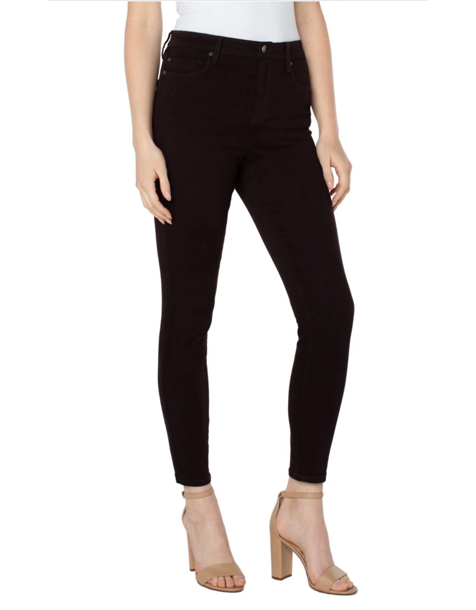 Liverpool Liverpool - Abby High Rise Ankle Skinny (Molasses)
