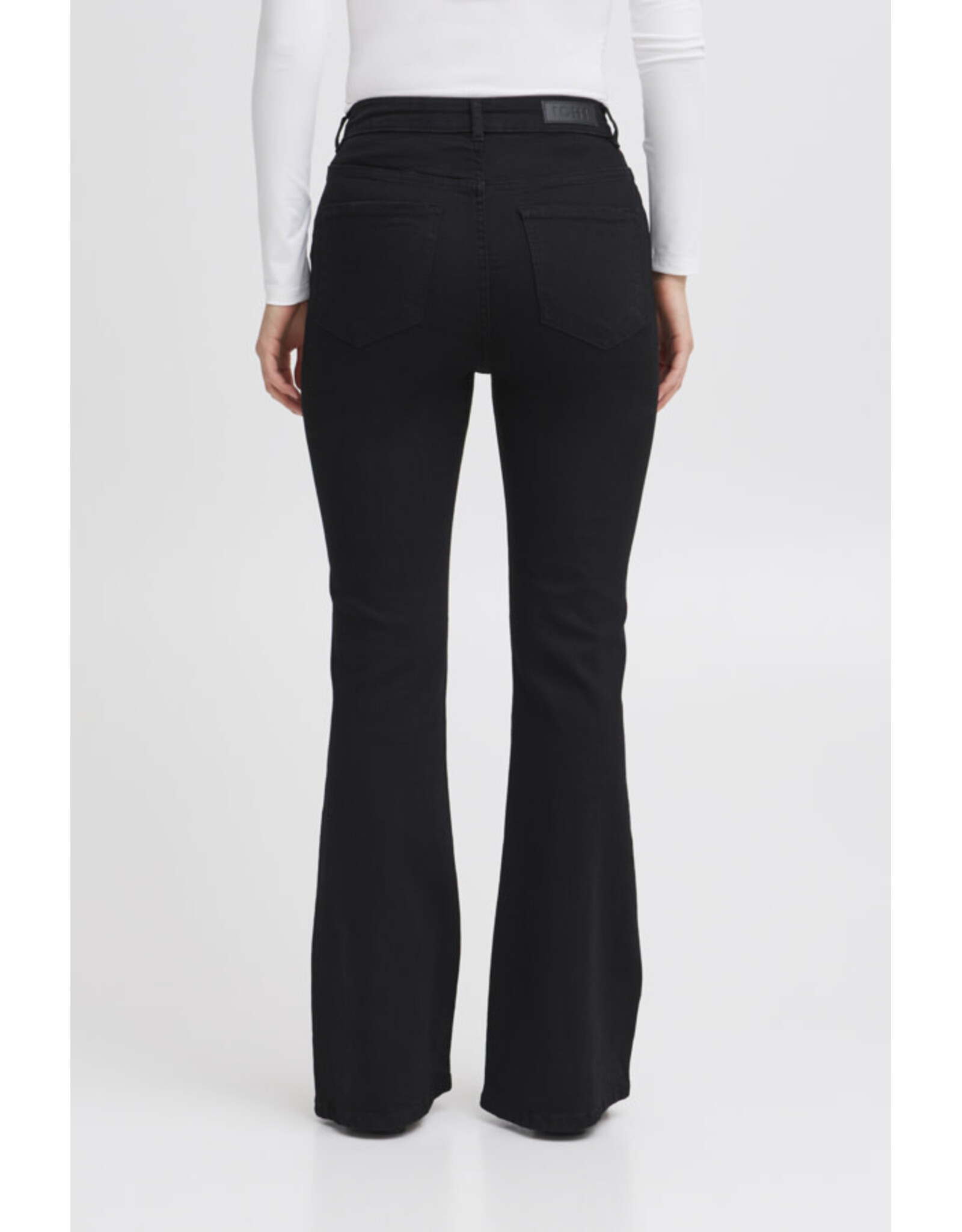 ICHI ICHI - Twiggy flared high waist jeans (Black)