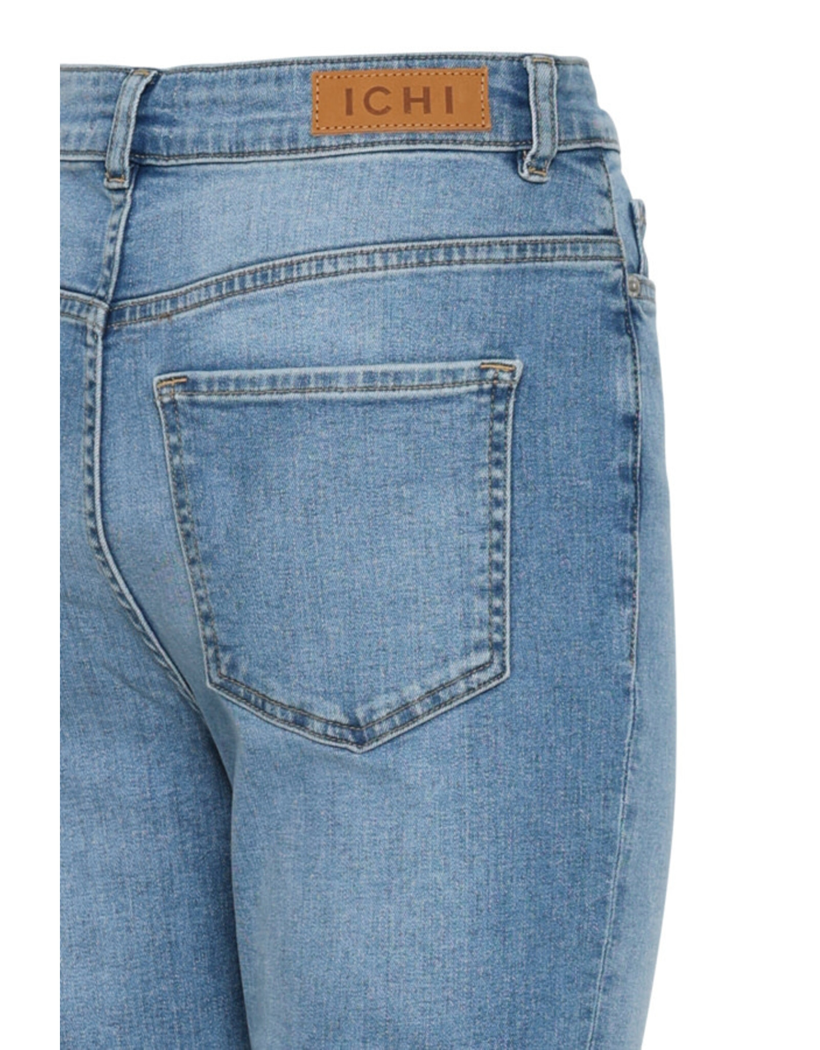 ICHI ICHI - Twiggy flared high waist jeans (Light Blue)