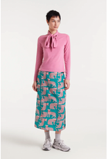 Compania Fantastica Compania Fantastica - Jaguar Print Midi Skirt