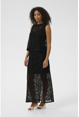 Kaffe Kaffe - Lora Lace Skirt (Black Deep)