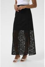 Kaffe Kaffe - Lora Lace Skirt (Black Deep)