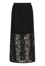 Kaffe Kaffe - Lora Lace Skirt (Black Deep)