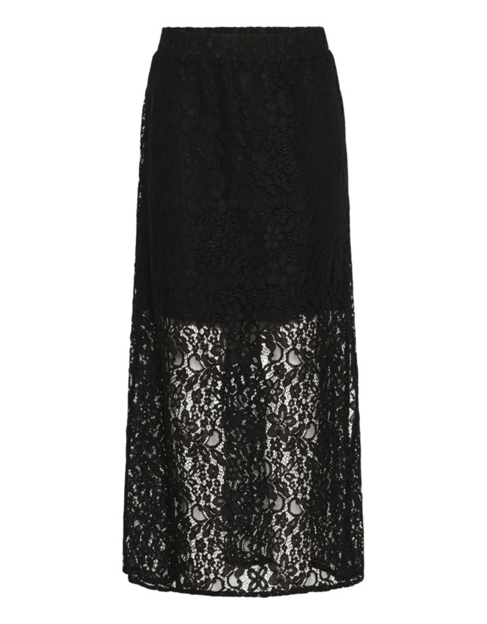 Kaffe Kaffe - Lora Lace Skirt (Black Deep)