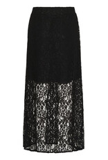 Kaffe Kaffe - Lora Lace Skirt (Black Deep)