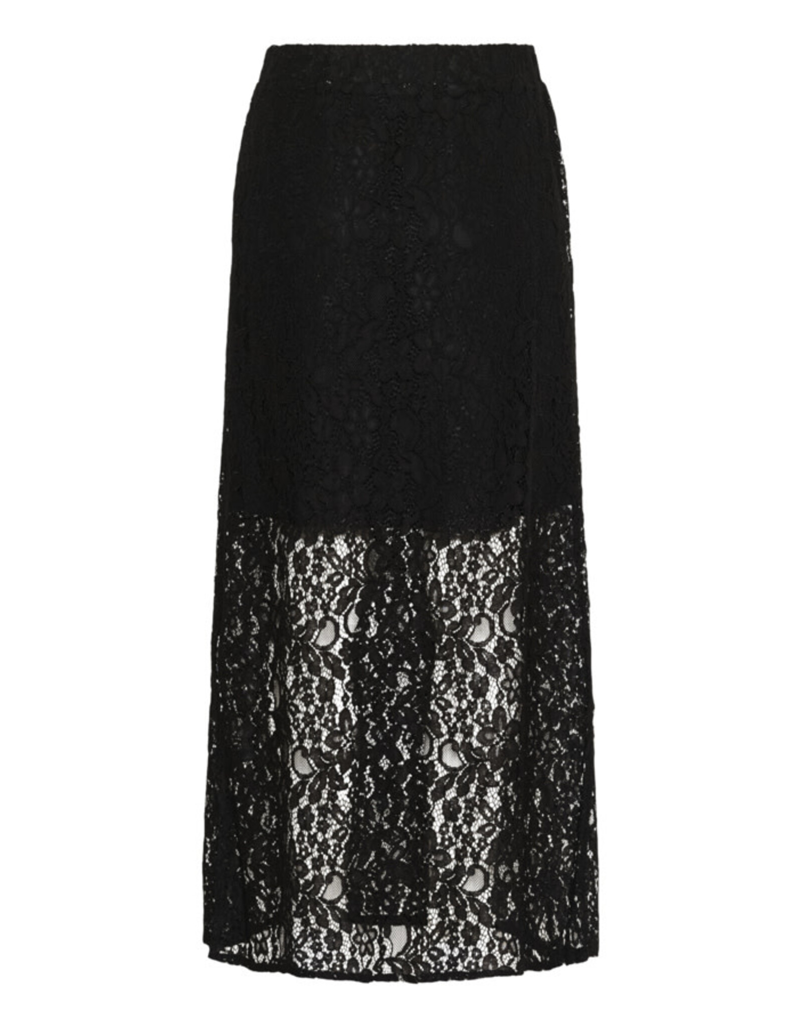 Kaffe Kaffe - Lora Lace Skirt (Black Deep)