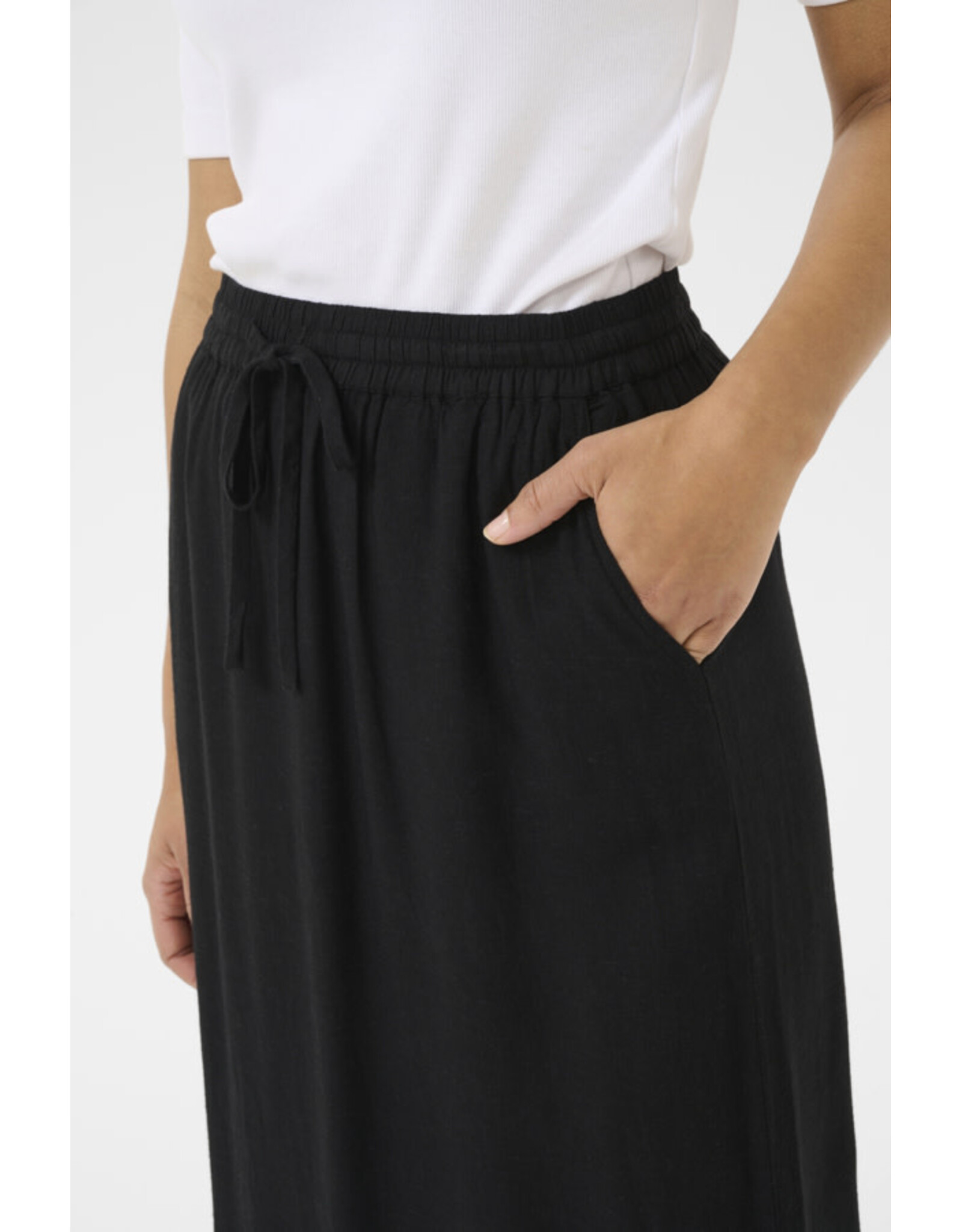 Kaffe Kaffe - Milia Skirt (Black Deep)