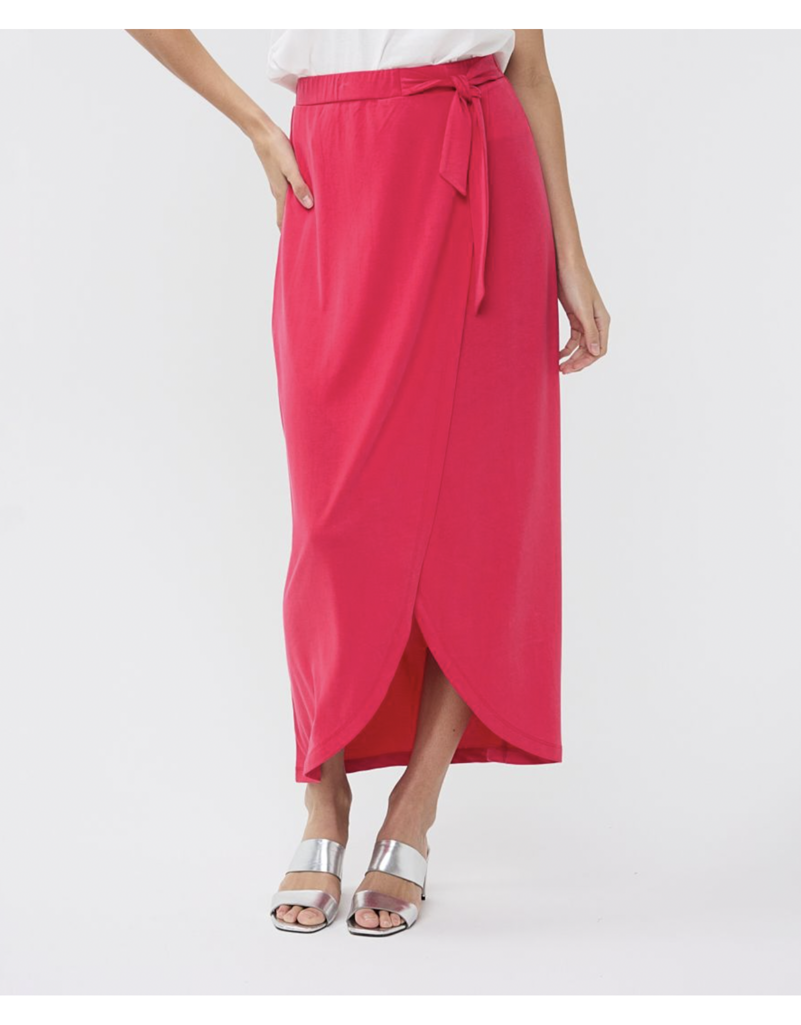 EsQualo EsQualo - Modal maxi skirt (Magenta)