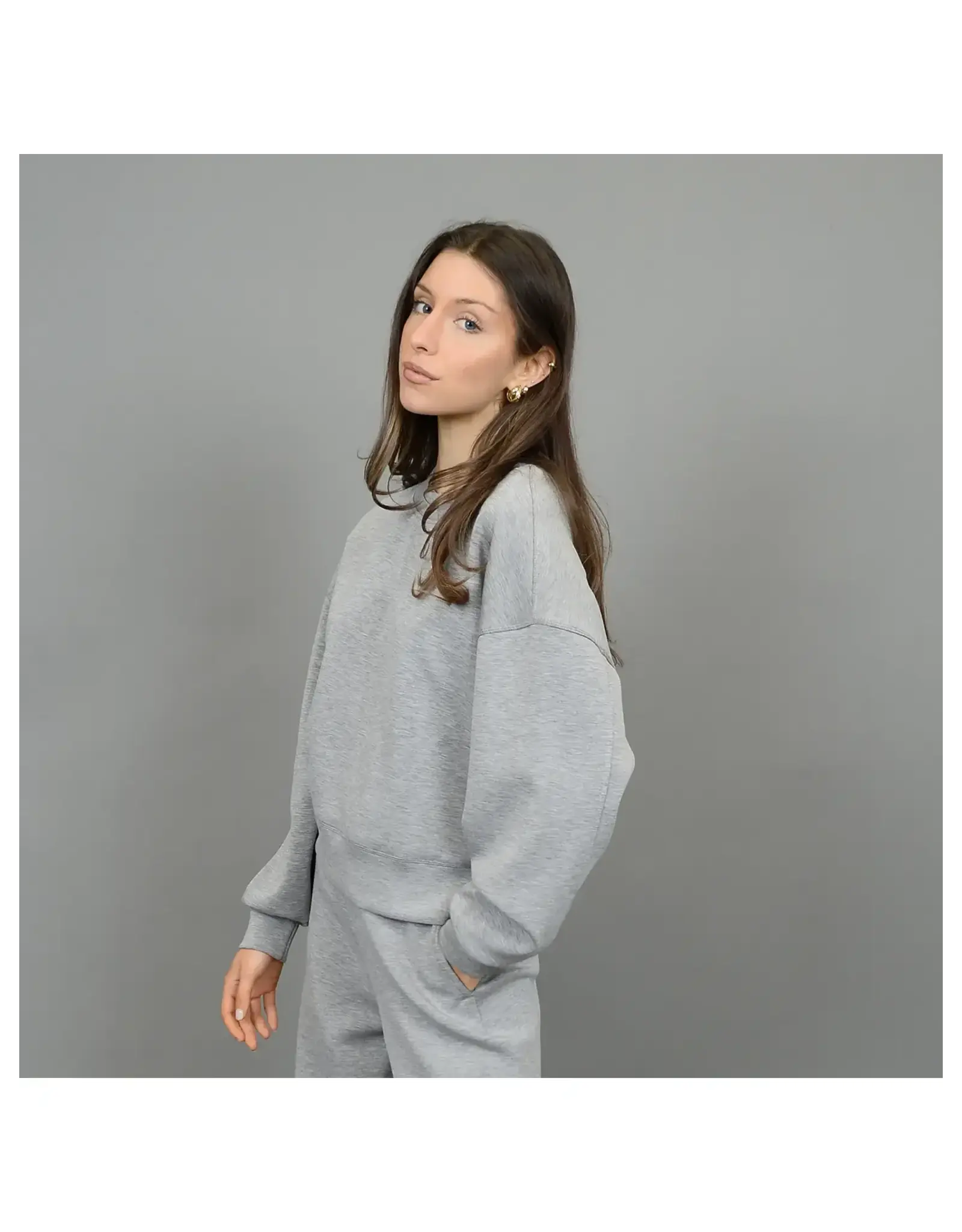 RD Style RD Style - Lucie Pullover (Heather Grey Melange)