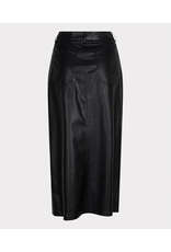 EsQualo EsQualo - Vegan Leather Maxi Skirt (Black)