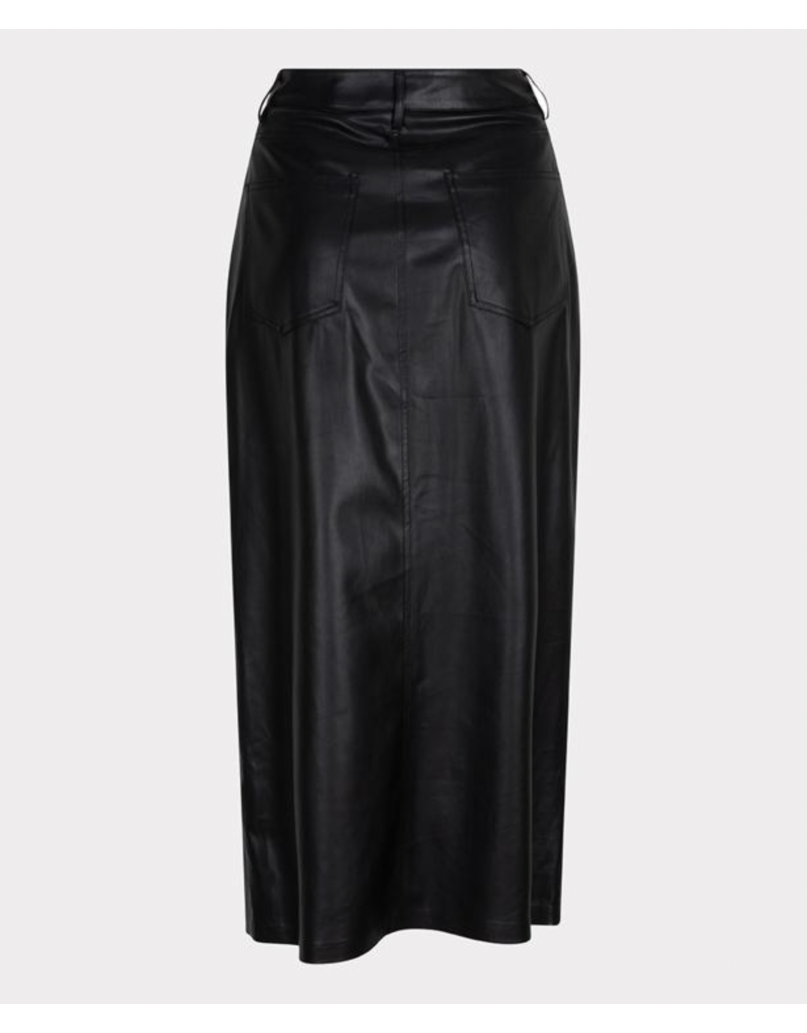 EsQualo EsQualo - Vegan Leather Maxi Skirt (Black)
