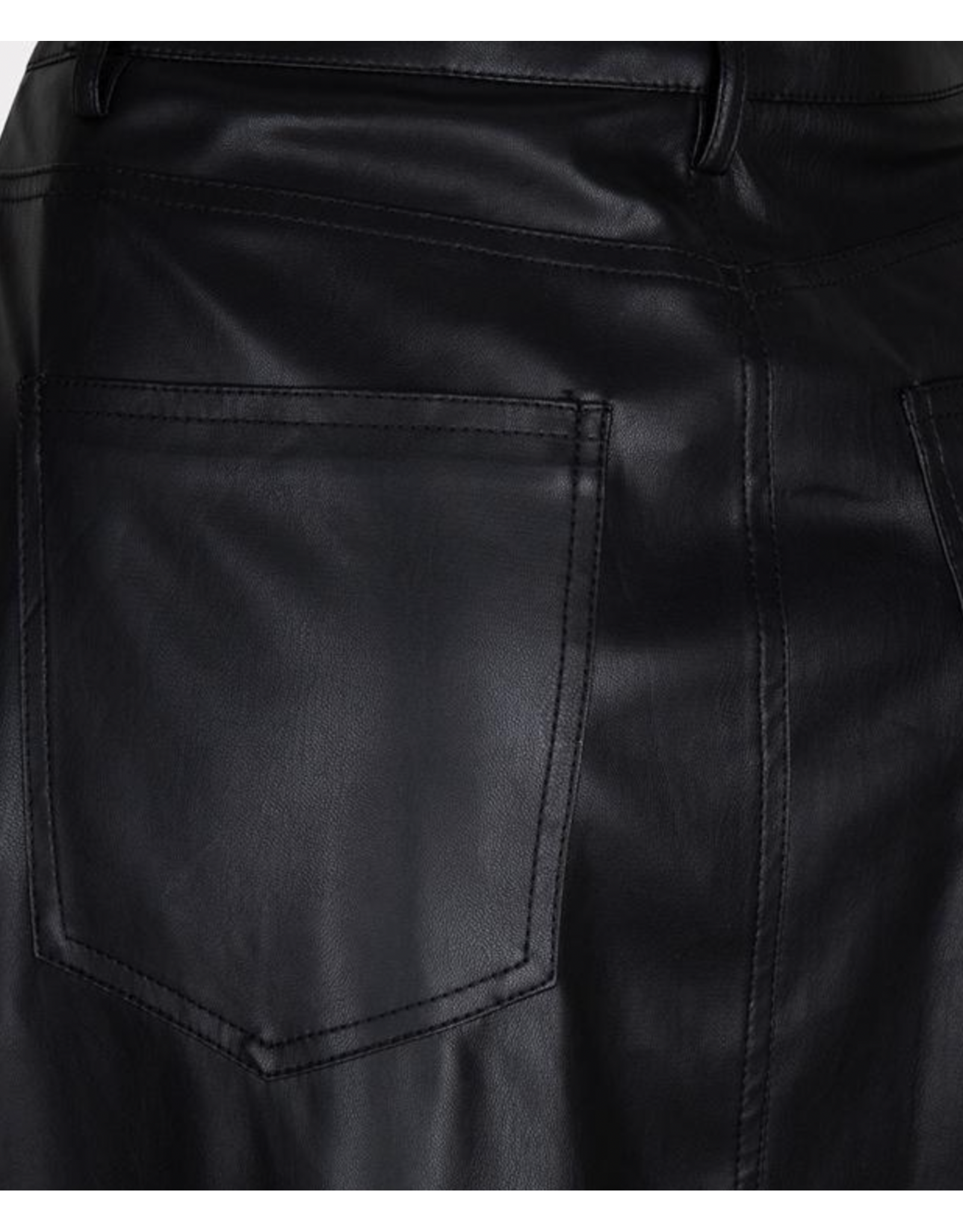 EsQualo EsQualo - Vegan Leather Maxi Skirt (Black)