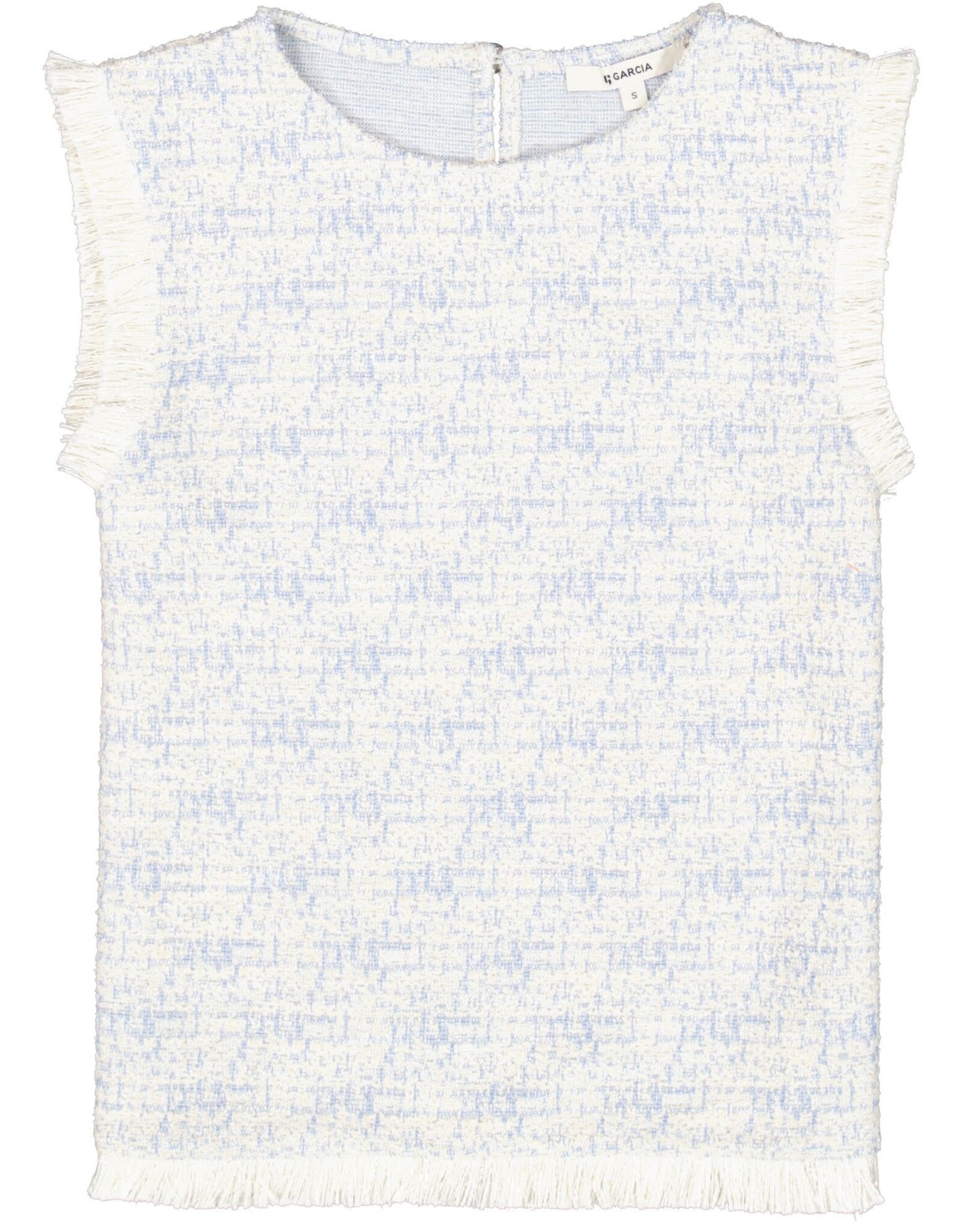 Garcia Garcia - Tweed Inspired Trousers (Blue/Ivory)