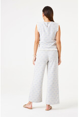 Garcia Garcia - Tweed Inspired Trousers (Blue/Ivory)
