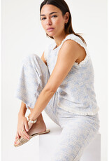 Garcia Garcia - Tweed Inspired Trousers (Blue/Ivory)