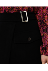 EsQualo EsQualo - City Skirt with Overlap Pockets (Black)