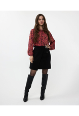 EsQualo EsQualo - City Skirt with Overlap Pockets (Black)