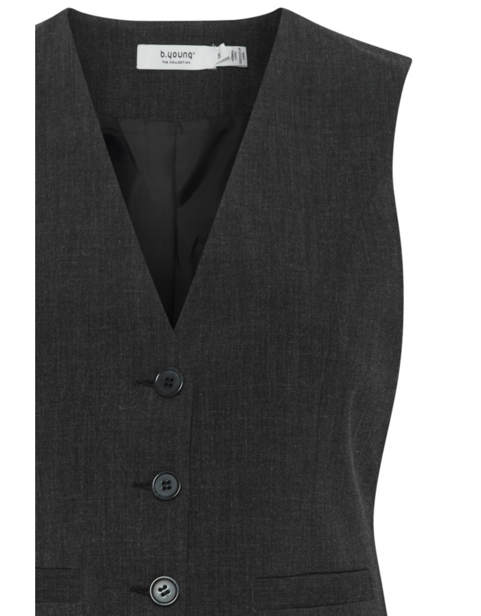b.young b.Young - Danta Waistcoat (Black)