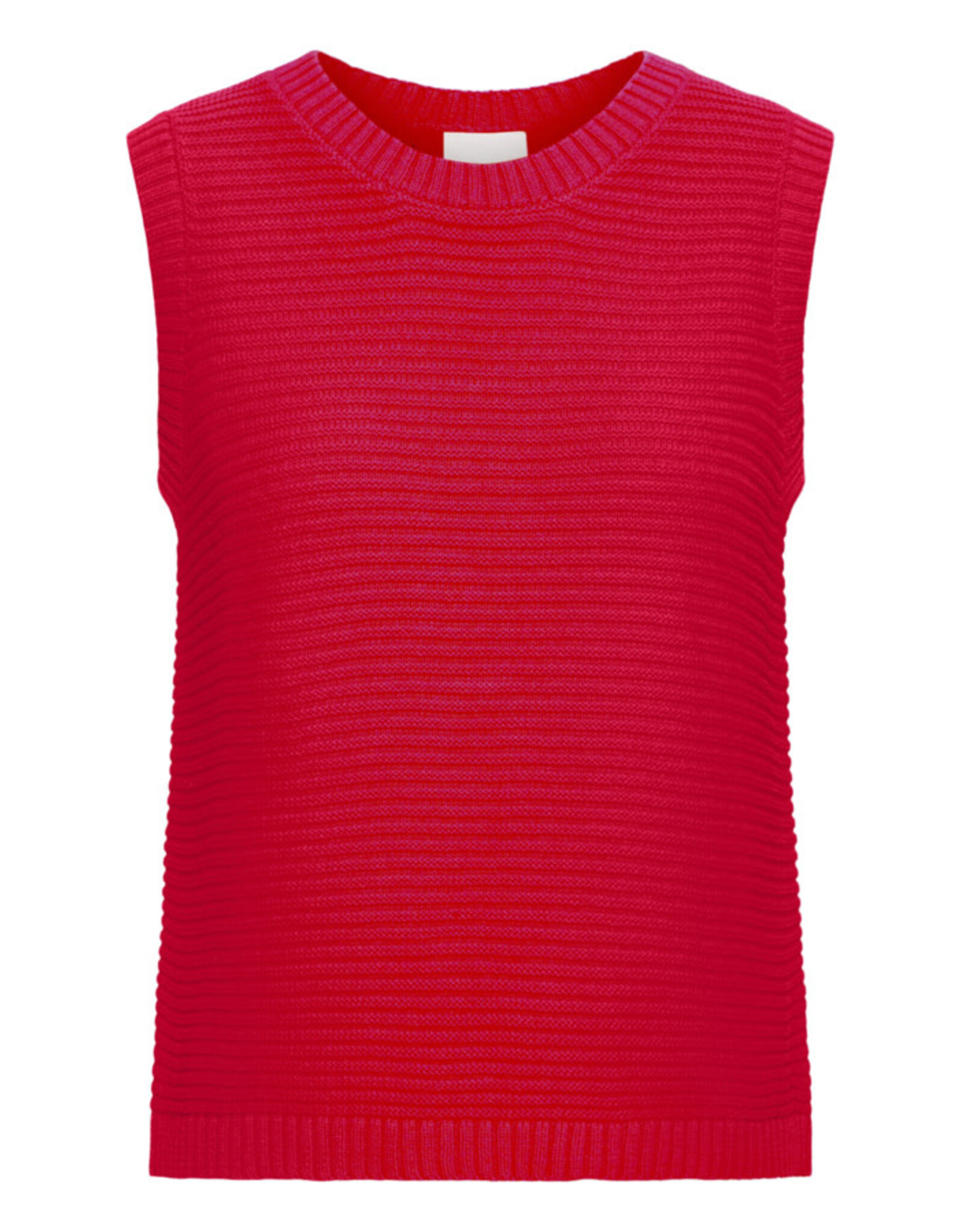ICHI ICHI - Dotties Sleeveless Top with Tie Up Back (Fiery Red)