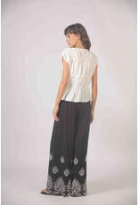 Korner Korner - Short Sleeve Tiered Top (Cream)