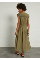 Korner Korner - V Neck Midi Dress (Khaki)