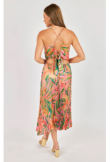 Sadie & Sage Sadie & Sage - Sunset Ridge Pleated Midi Dress