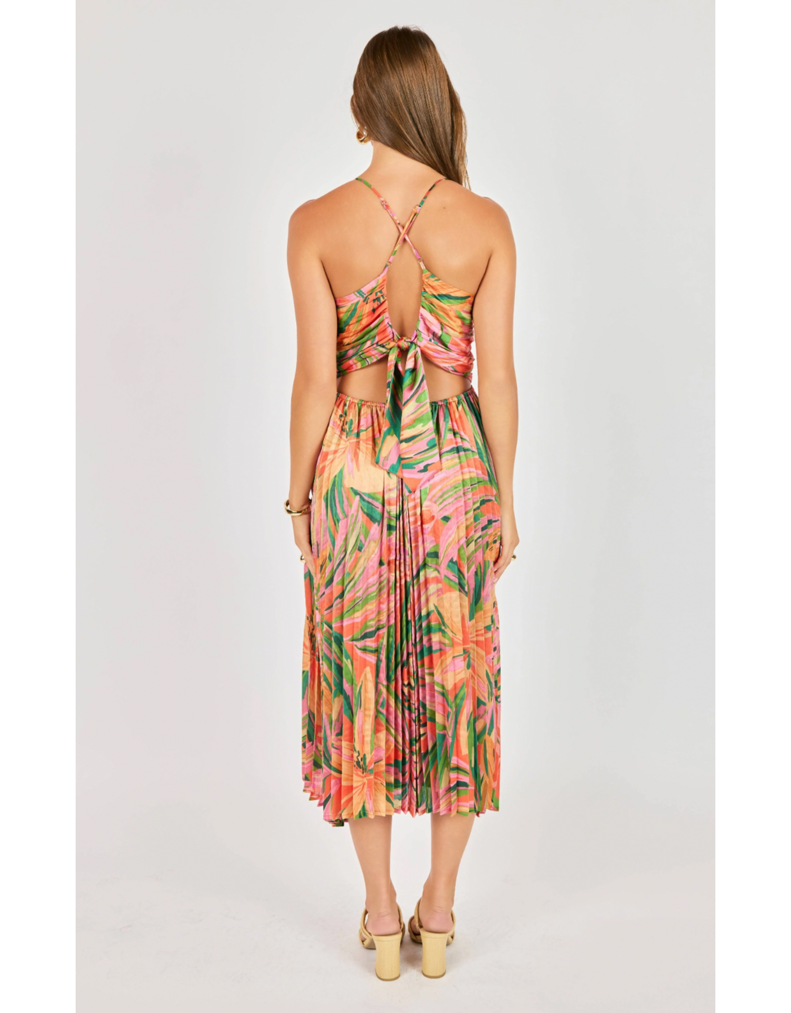 Sadie & Sage Sadie & Sage - Sunset Ridge Pleated Midi Dress