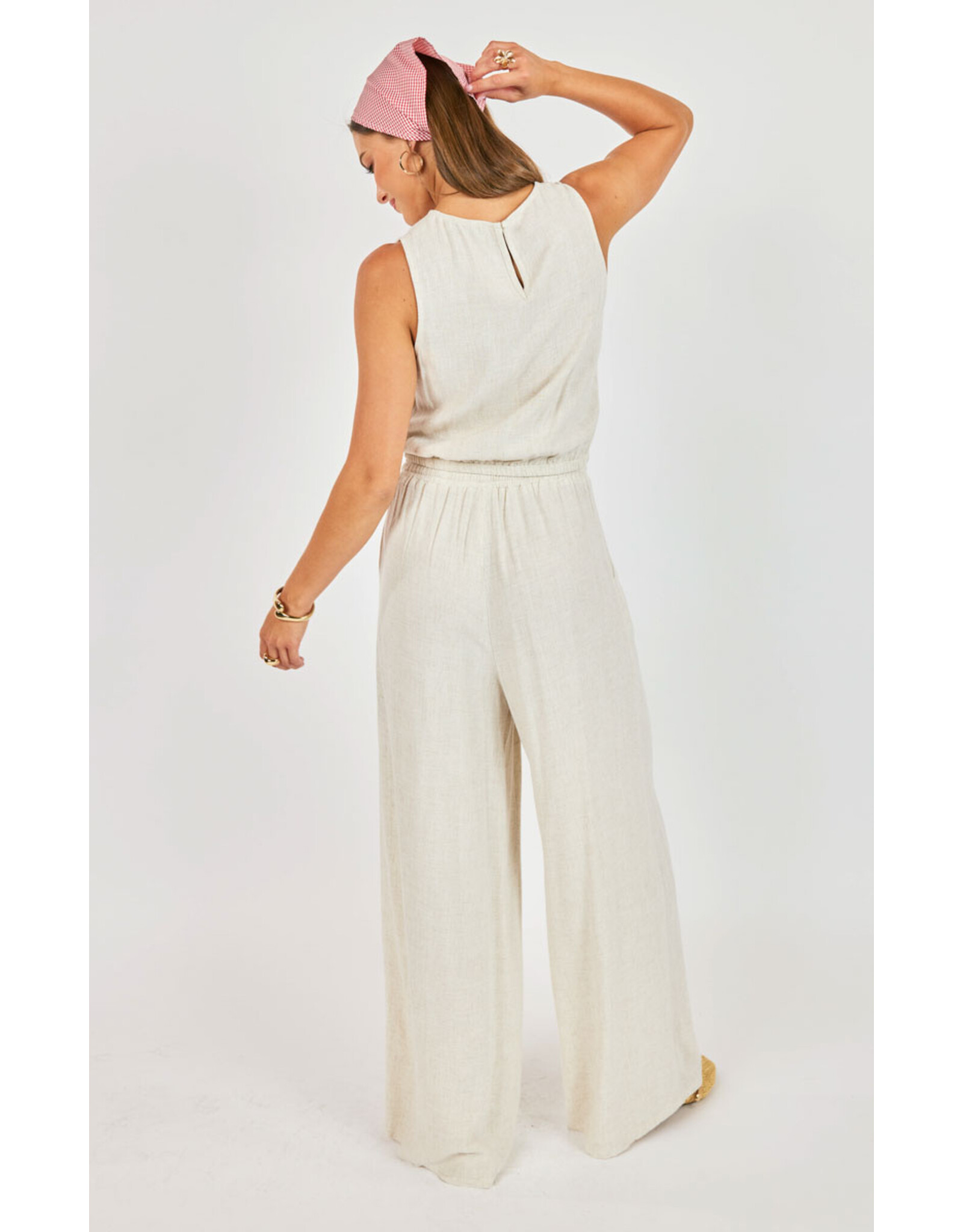 Sadie & Sage Sadie & Sage - Sugarloaf Elastic Hem Top (Oatmeal)