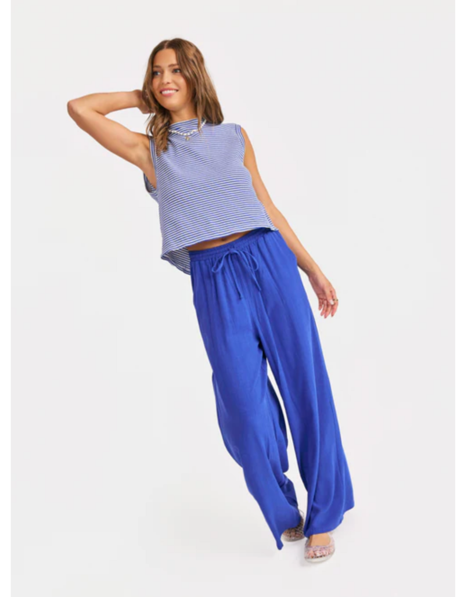 Sadie & Sage Sadie & Sage - Sugarloaf Pants (Cobalt Blue)