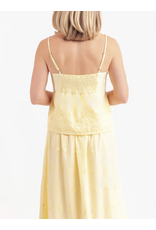 Sadie & Sage Sadie & Sage - Beach Glass Embroidered Tank (Yellow)