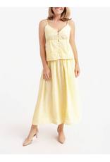 Sadie & Sage Sadie & Sage - Beach Glass Embroidered Tank (Yellow)